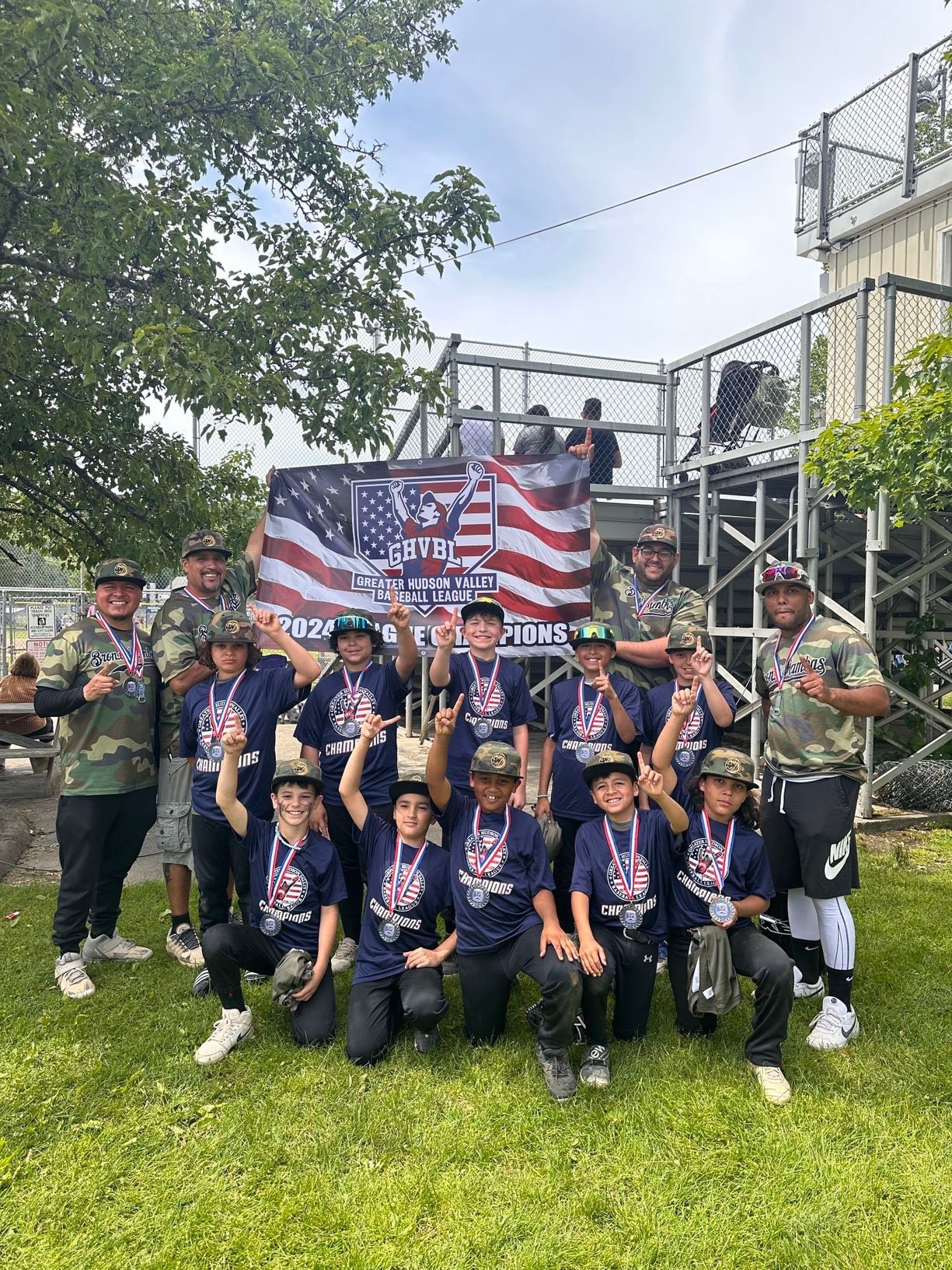 Bronx Mambas 2024 Greater Hudson Valley Baseball League Champions